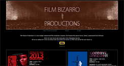 Desktop Screenshot of filmbizarroproductions.com